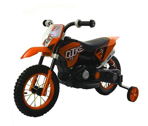 Mini-Moto Style Kawasaki Ktm (6 Volts) (1 Place) Orange Moto Électrique