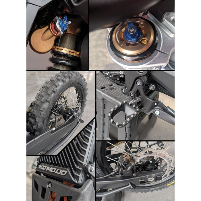 Talaria, Komodo, Motocross Électrique (96 Volts) (45Ah) (8600 Watts) (32000 Watts Crête)