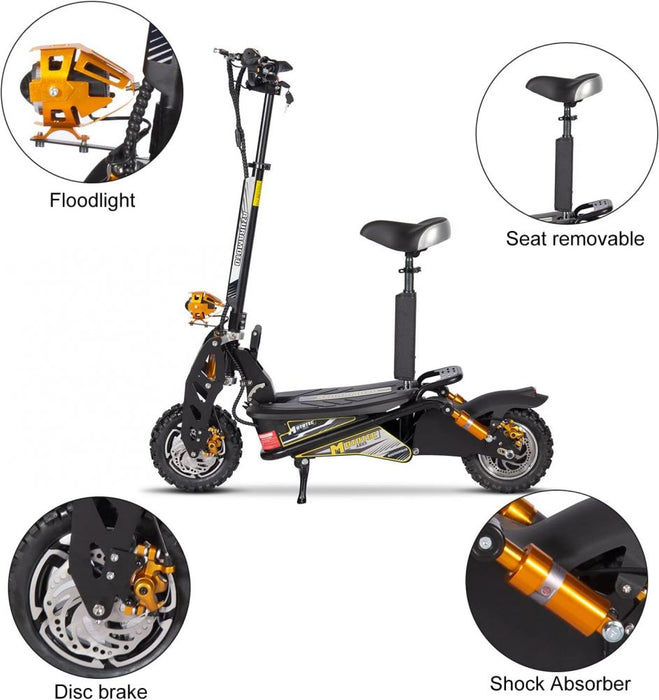 MMD, Jumbo XL, Trottinette Électrique (48 Volts) (16Ah) (1600 Watts)