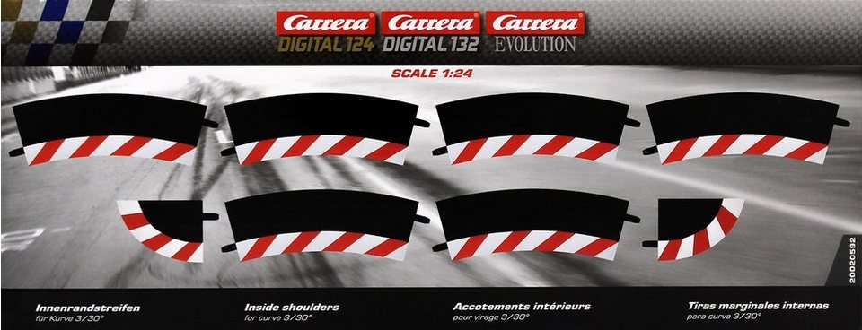 Carrera Digital 124/132/Evolution, 3/30° turn (6) 