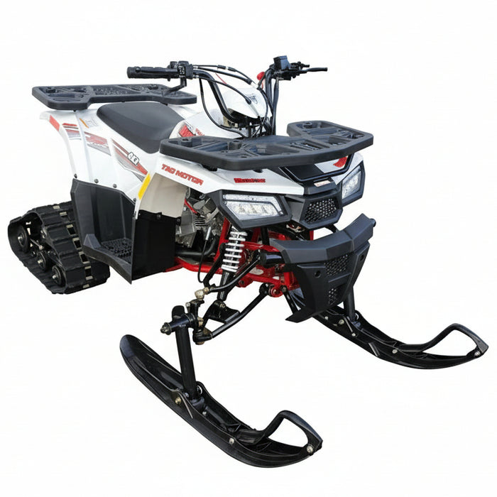 Tao Motors, New Raptor 125 avec Chenilles et Skia, Quad à Essence (4 Temps) (125cc)