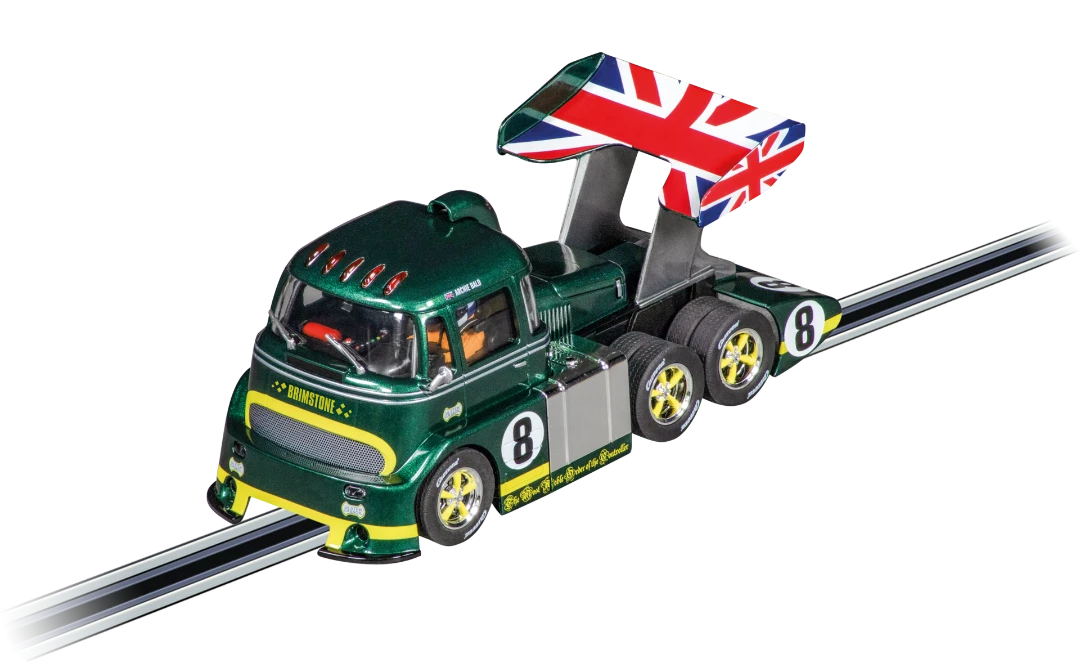 Carrera Digital 132, Racetruck Cabover "British Racing Green, No.8"