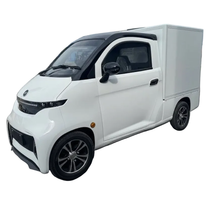 Ecolo Cycle, ET4 Cruise Connect Cube, Quadriporteur Cabine Fermée (72 Volts) (5000 Watts) (100Ah)