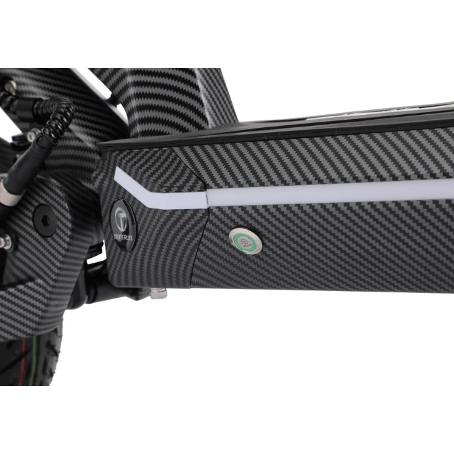 Teverun, Fighter Mini Pro 2.0, Trottinette Électrique (60 Volts) (31,8Ah) (2x1000 Watts) (2x1600 Watts/Crête) (3200 Watts/Crête Total)