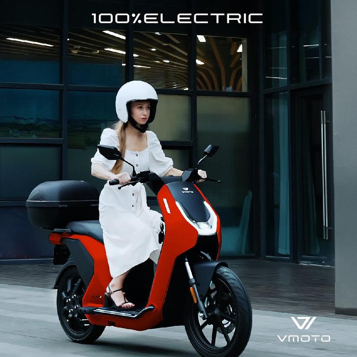 VMoto, Citi, Scooter Électrique, (60 Volts) (45Ah) (4400 Watts/Crête) Immatriculable Scooter