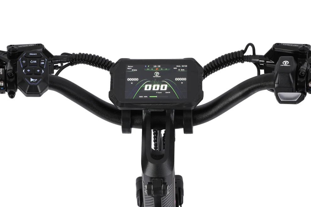 Teverun, Fighter Mini Pro 2.0, Trottinette Électrique (60 Volts) (31,8Ah) (2x1000 Watts) (2x1600 Watts/Crête) (3200 Watts/Crête Total)