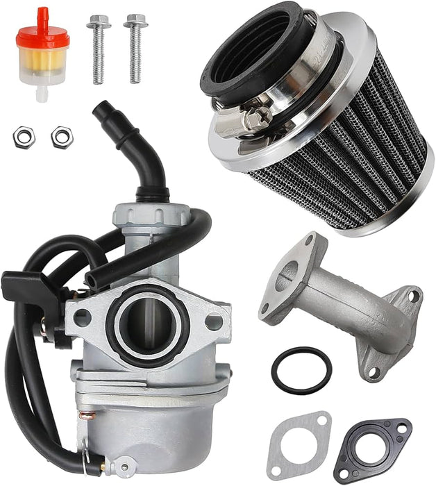 Kit Carburateur 22 mm PZ22 avec Filtre à Air – 110cc & 125cc (ATV, Dirt Bike, Go-Kart)
