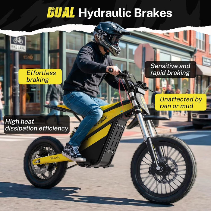 HeyBike, Villain, Motocross Électrique (52 Volts) (26Ah) (4160 Watts)