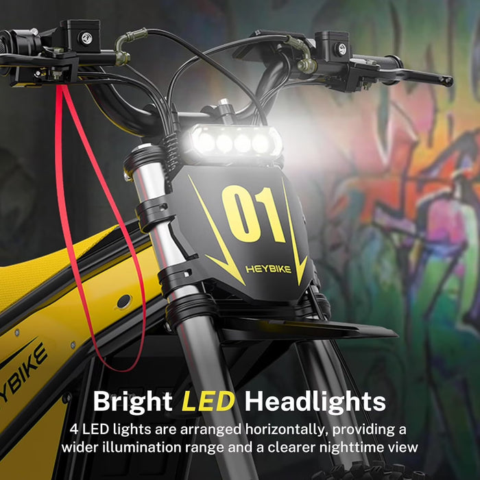 HeyBike, Villain, Motocross Électrique (52 Volts) (26Ah) (4160 Watts)