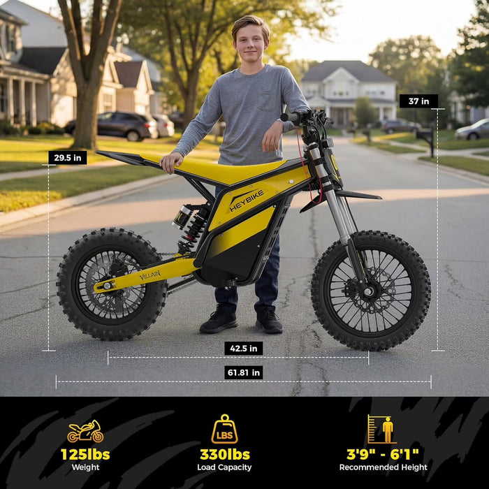 HeyBike, Villain, Motocross Électrique (52 Volts) (26Ah) (4160 Watts)