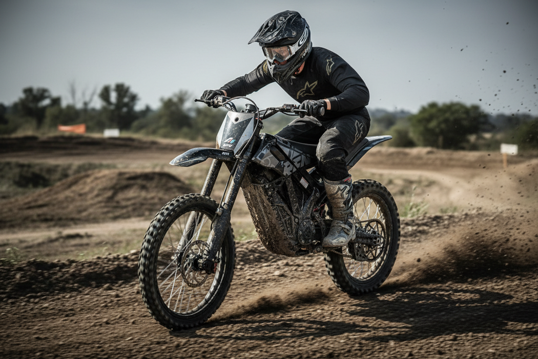 Apollo RFN Ares Rally, Motocross Électrique (74 Volts) (35Ah) (5000 Watts) (12 500 Watts/Crête) (2590Wh)