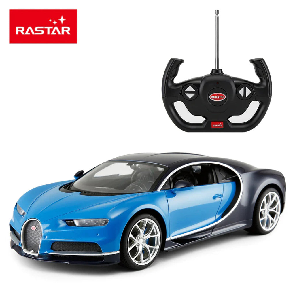 Bugatti Chiron, Voiture Téléguidée, Échelle 1/14 sous Licence avec Phares fonctionnels