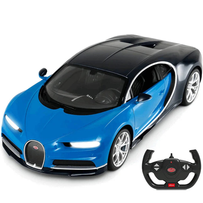 Bugatti Chiron, Voiture Téléguidée, Échelle 1/14 sous Licence avec Phares fonctionnels