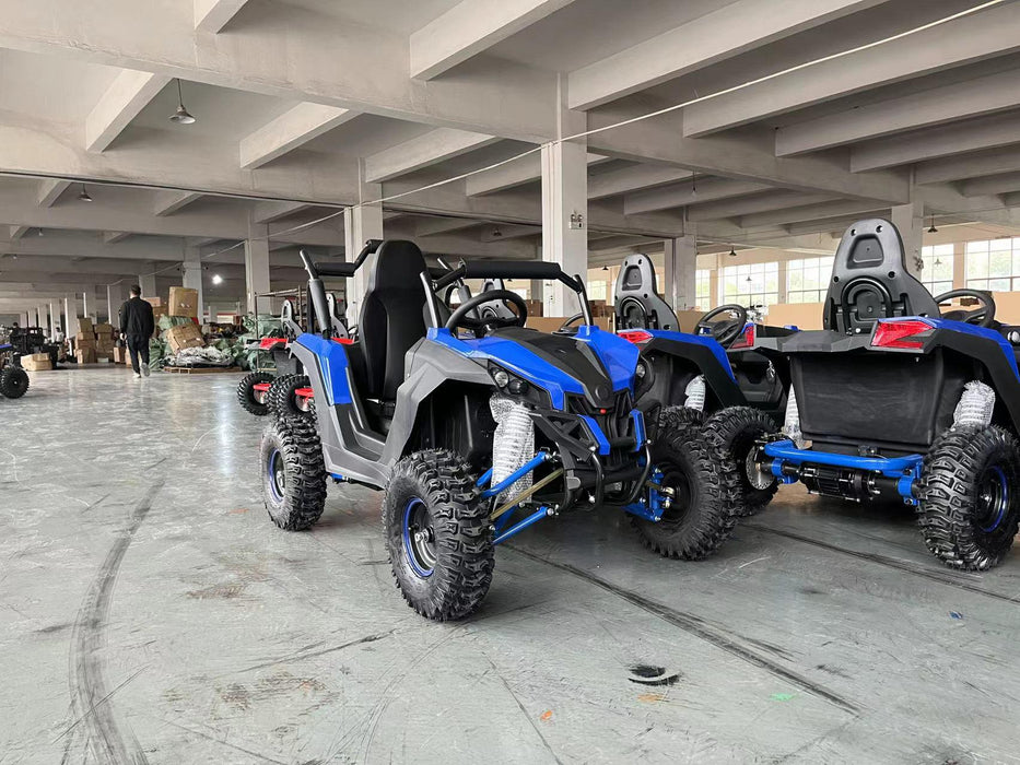 Buggy Renegade Extrême (60 Volts) (20Ah) Moteur Différentiel sur Essieu (1200 Watts) (1 Place)
