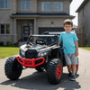 Buggy UTV Premium MegaTrek XXL (Advanced Edition) (Batterie 24 Volts) (14Ah) (Moteurs 4x180-320 Watts) (Pneus en Caoutchouc Remplis d’Air) (2 Places)