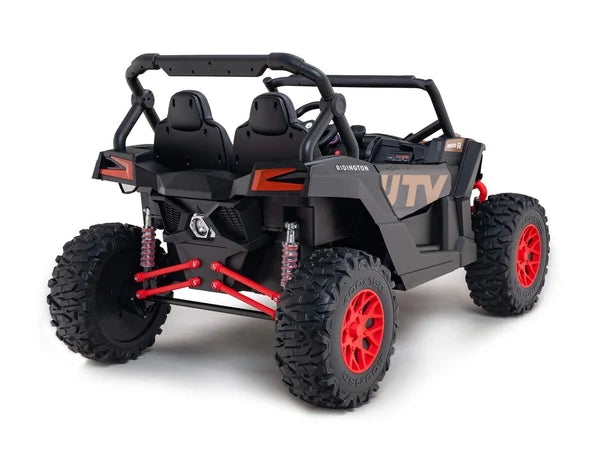 Buggy UTV Premium MegaTrek XXL (Advanced Edition) (Batterie 24 Volts) (14Ah) (Moteurs 4x180-320 Watts) (Pneus en Caoutchouc Remplis d’Air) (2 Places)