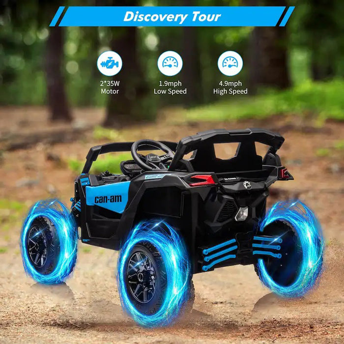 Buggy Can-Am, Maverick Solo (Batterie 24 Volts) (Moteurs 4x200 Watts) (1 Place)