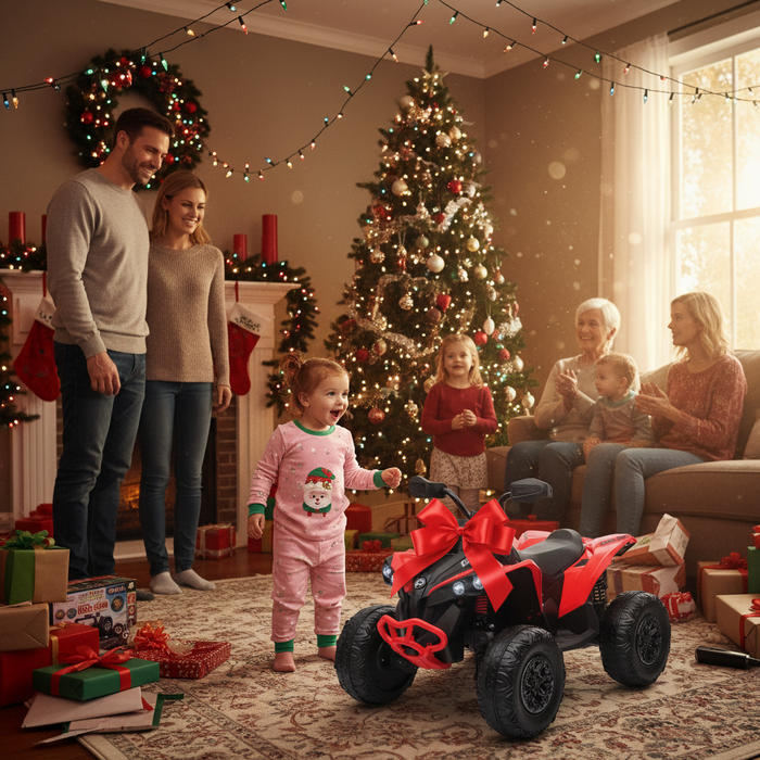 Quad Can-Am, Renegade (Batterie 24 Volts) (Moteurs 4x200 Watts) (1 Place)