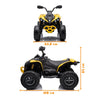 Quad Can-Am, Renegade (Batterie 24 Volts) (Moteurs 4x200 Watts) (1 Place)