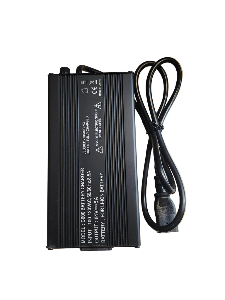 Chargeur (84V/5A) Lithium-ion Connecteur Tri/Quadriporteur