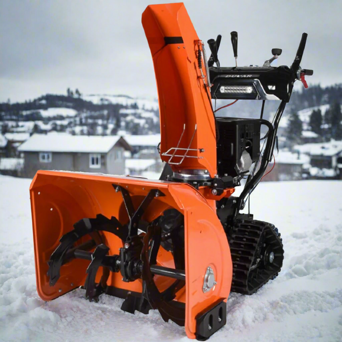 DUCAR, Souffleuse à Neige avec Chenilles (26 Pouces) (4 Temps) (252 cc) (9HP)