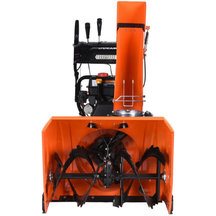 DUCAR, Souffleuse à Neige avec Chenilles (26 Pouces) (4 Temps) (252 cc) (9HP)