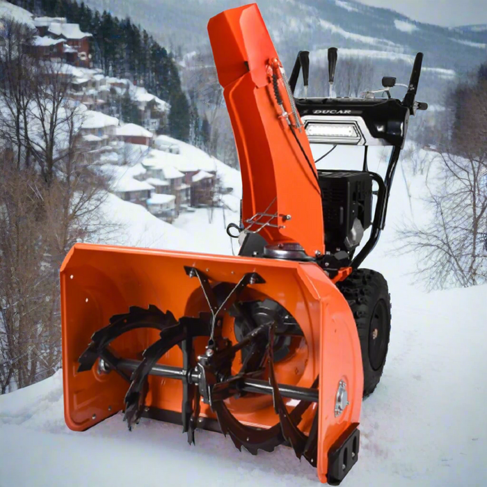 DUCAR, Souffleuse à Neige Loncin (28 Pouces) (4 Temps) (252 cc) (9HP) (DUESB928)