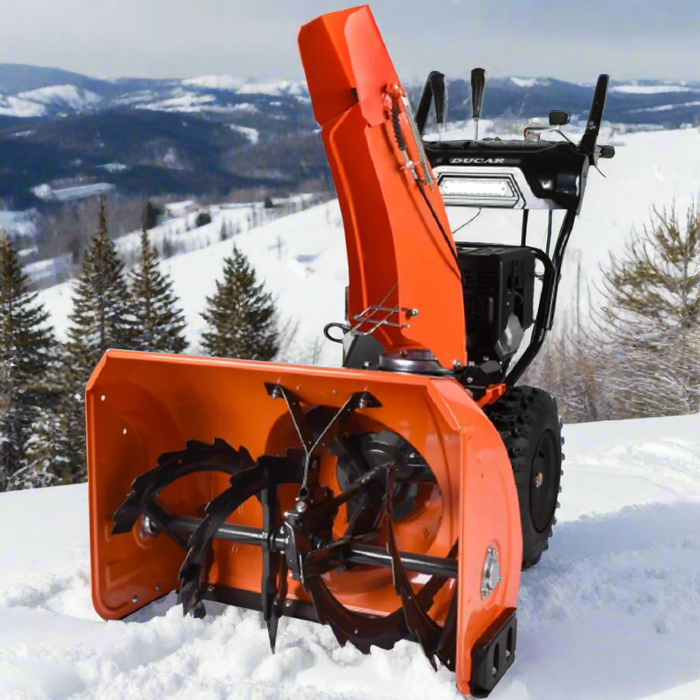 DUCAR, Souffleuse à Neige Loncin (28 Pouces) (4 Temps) (252 cc) (9HP) (DUESB928)