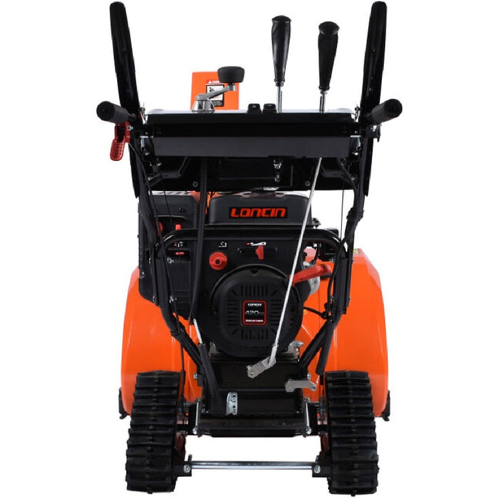 DUCAR, Souffleuse à Neige avec Chenilles (34 Pouces) (4 Temps) (420 cc) (15HP)