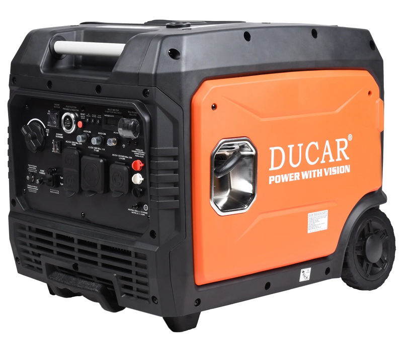 DUCAR, Génératrice à Onduleur 7500W, Démarreur à Distance (DUED7500IR) (10CV) (298cc) (Essence)