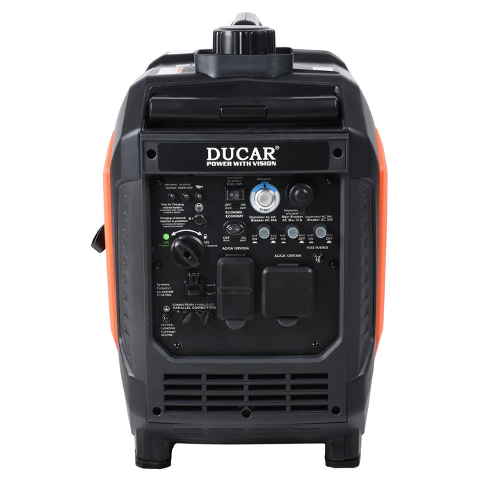 DUCAR, Génératrice Silencieuse 4400W, (DUEDLG4400ISE) (6CV) (192cc) (Dual Fuel: Propane et Essence)