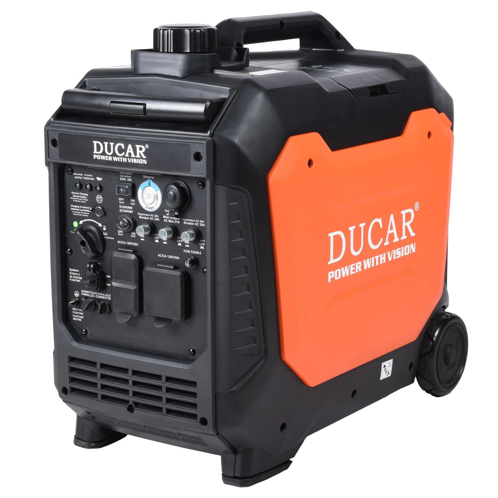 DUCAR, Génératrice Silencieuse 4400W, (DUEDLG4400ISE) (6CV) (192cc) (Dual Fuel: Propane et Essence)
