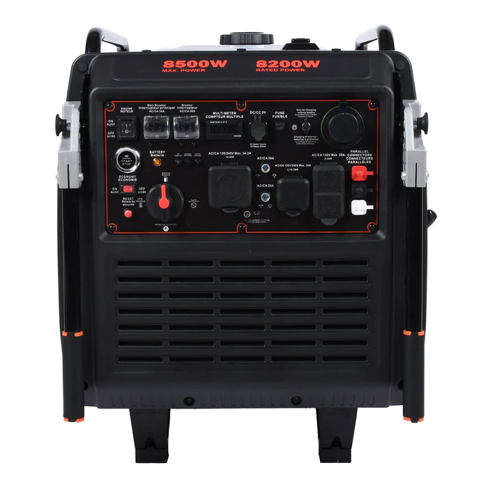 DUCAR, Génératrice à Onduleur 8500W, (DUEDLNG8750ISR) (16CV) (457cc) (Tri Fuel: Propane, Essence, Gaz Naturel)
