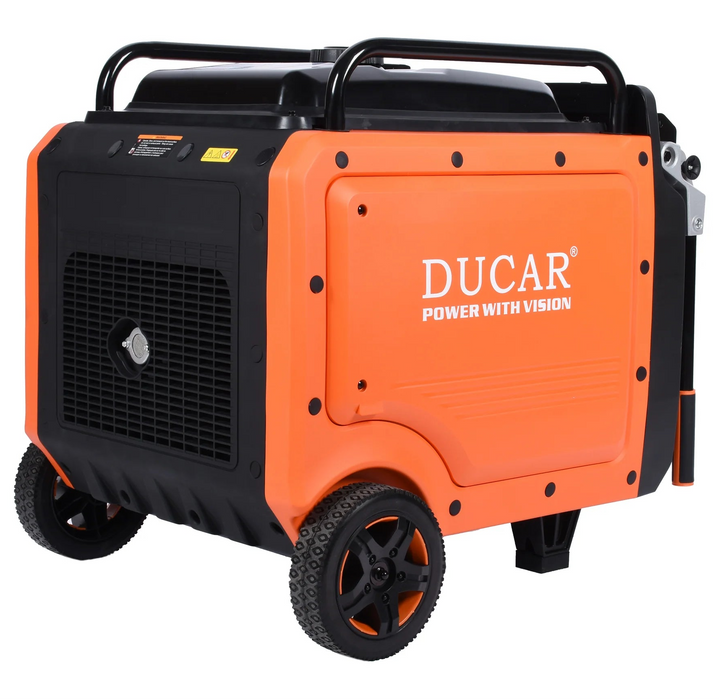DUCAR, Génératrice à Onduleur 8500W, (DUEDLNG8750ISR) (16CV) (457cc) (Tri Fuel: Propane, Essence, Gaz Naturel)