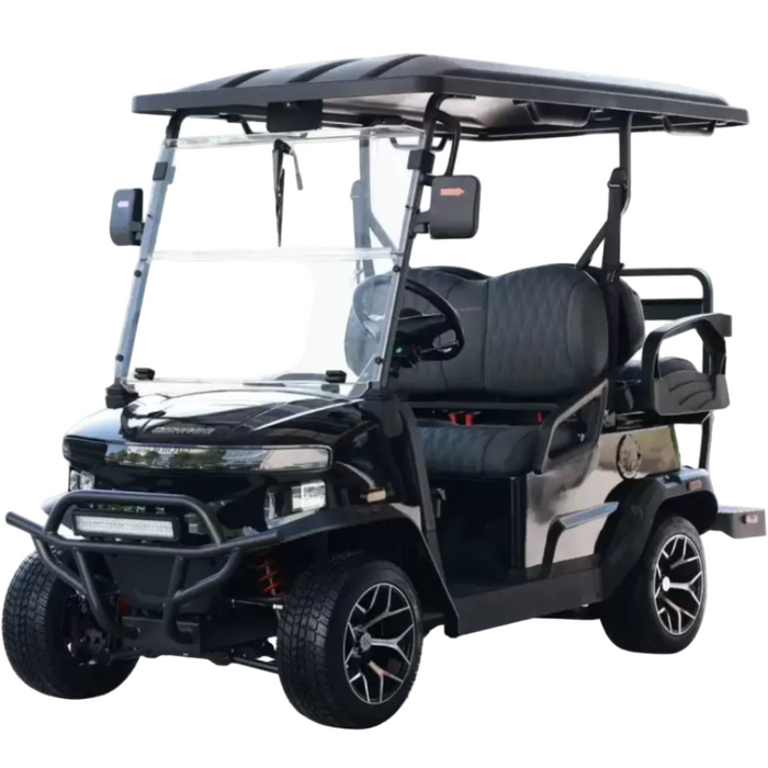 Denago, Nomad (4 Places), Cart de Golf Électrique (51,2 Volts) (105Ah) (5000 Watts)