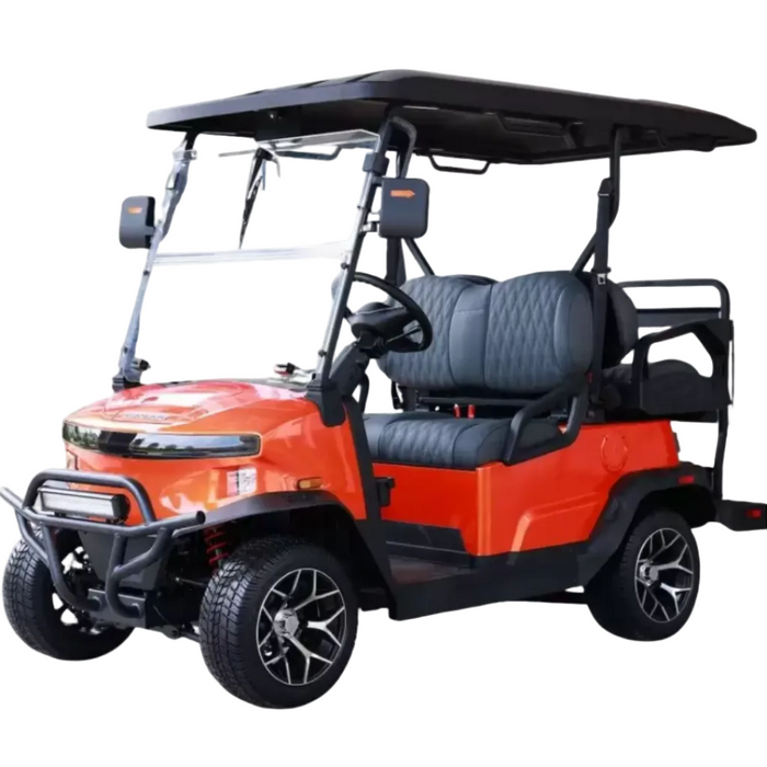 Denago, Nomad (4 Places), Cart de Golf Électrique (51,2 Volts) (105Ah) (5000 Watts)