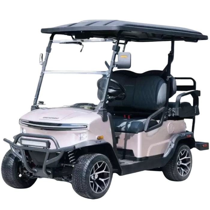 Denago, Nomad (4 Places), Cart de Golf Électrique (51,2 Volts) (105Ah) (5000 Watts)