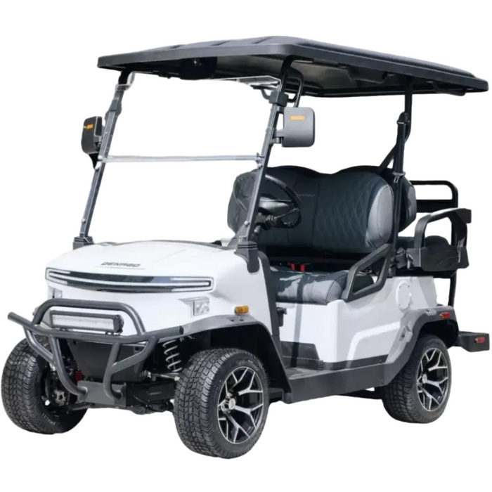 Denago, Nomad (4 Places), Cart de Golf Électrique (51,2 Volts) (105Ah) (5000 Watts)