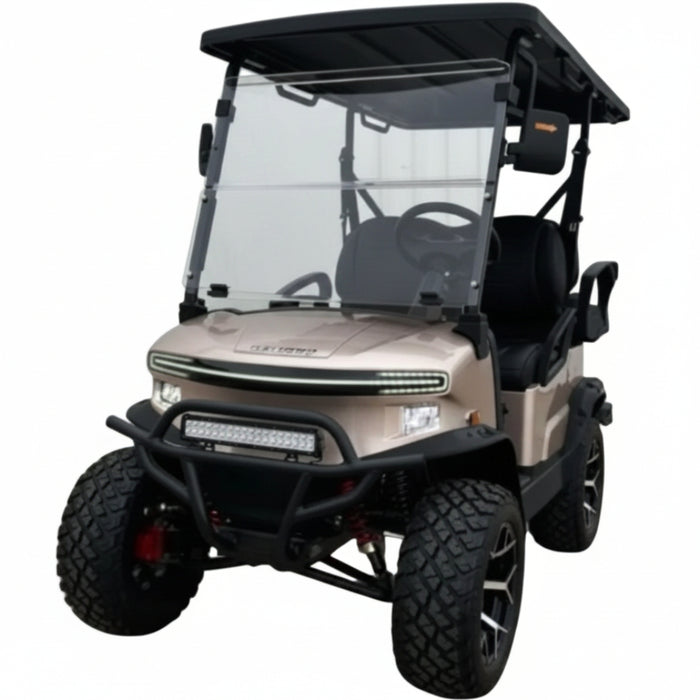 Denago, Nomad XL (6 Places), Cart de Golf Électrique (51,2 Volts) (105Ah) (5000 Watts)