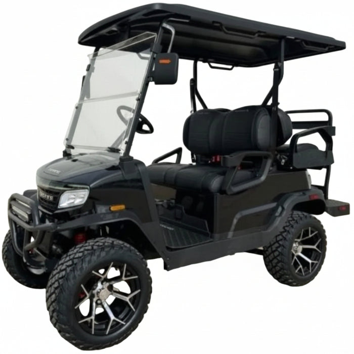 Denago, Nomad XL (6 Places), Cart de Golf Électrique (51,2 Volts) (105Ah) (5000 Watts)