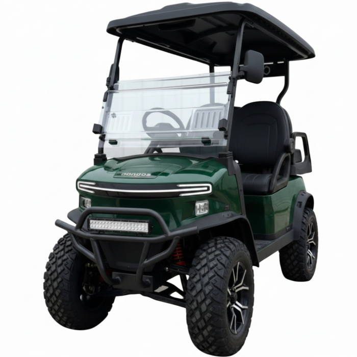 Denago, Rover XL (4 Places), Cart de Golf Électrique (51,2 Volts) (105Ah) (5000 Watts)