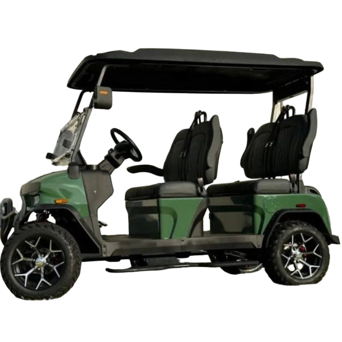 Denago, Rover XL (4 Places), Cart de Golf Électrique (51,2 Volts) (105Ah) (5000 Watts)