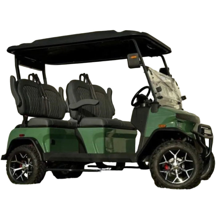 Denago, Rover XL (4 Places), Cart de Golf Électrique (51,2 Volts) (105Ah) (5000 Watts)