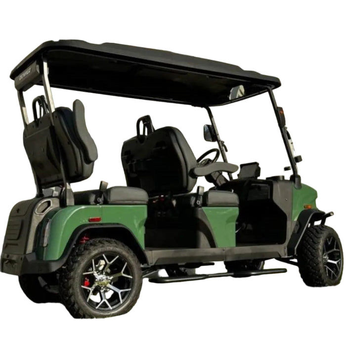 Denago, Rover XL (4 Places), Cart de Golf Électrique (51,2 Volts) (105Ah) (5000 Watts)
