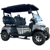 Denago, Rover XL (4 Places), Cart de Golf Électrique (51,2 Volts) (105Ah) (5000 Watts)