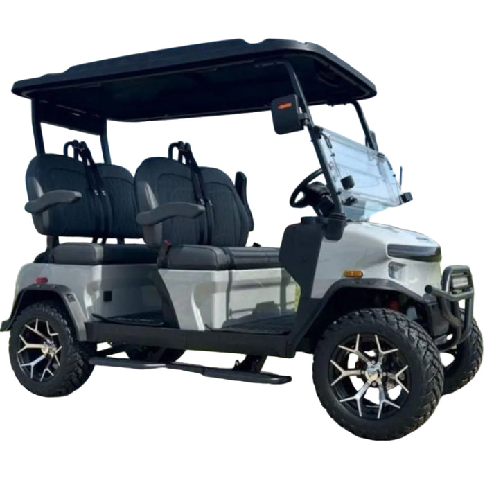Denago, Rover XL (4 Places), Cart de Golf Électrique (51,2 Volts) (105Ah) (5000 Watts)