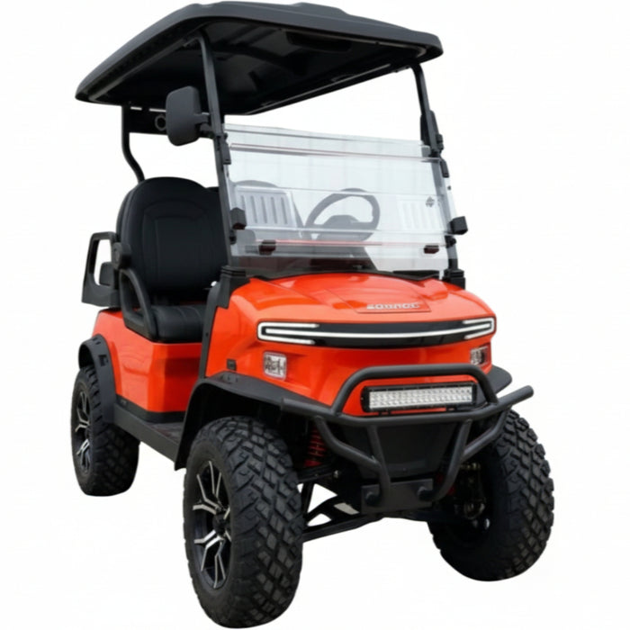 Denago, Rover XL (4 Places), Cart de Golf Électrique (51,2 Volts) (105Ah) (5000 Watts)