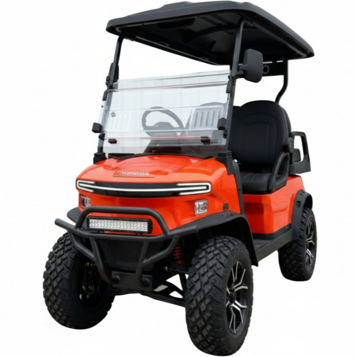 Denago, Rover XL (4 Places), Cart de Golf Électrique (51,2 Volts) (105Ah) (5000 Watts)