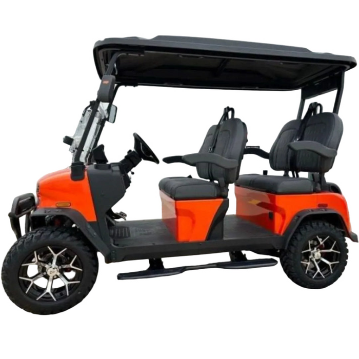 Denago, Rover XL (4 Places), Cart de Golf Électrique (51,2 Volts) (105Ah) (5000 Watts)