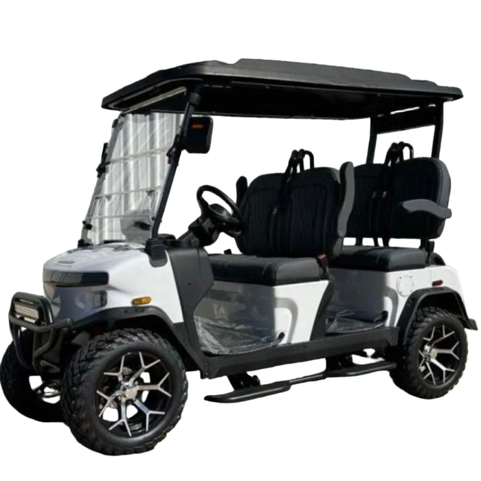 Denago, Rover XL (4 Places), Cart de Golf Électrique (51,2 Volts) (105Ah) (5000 Watts)